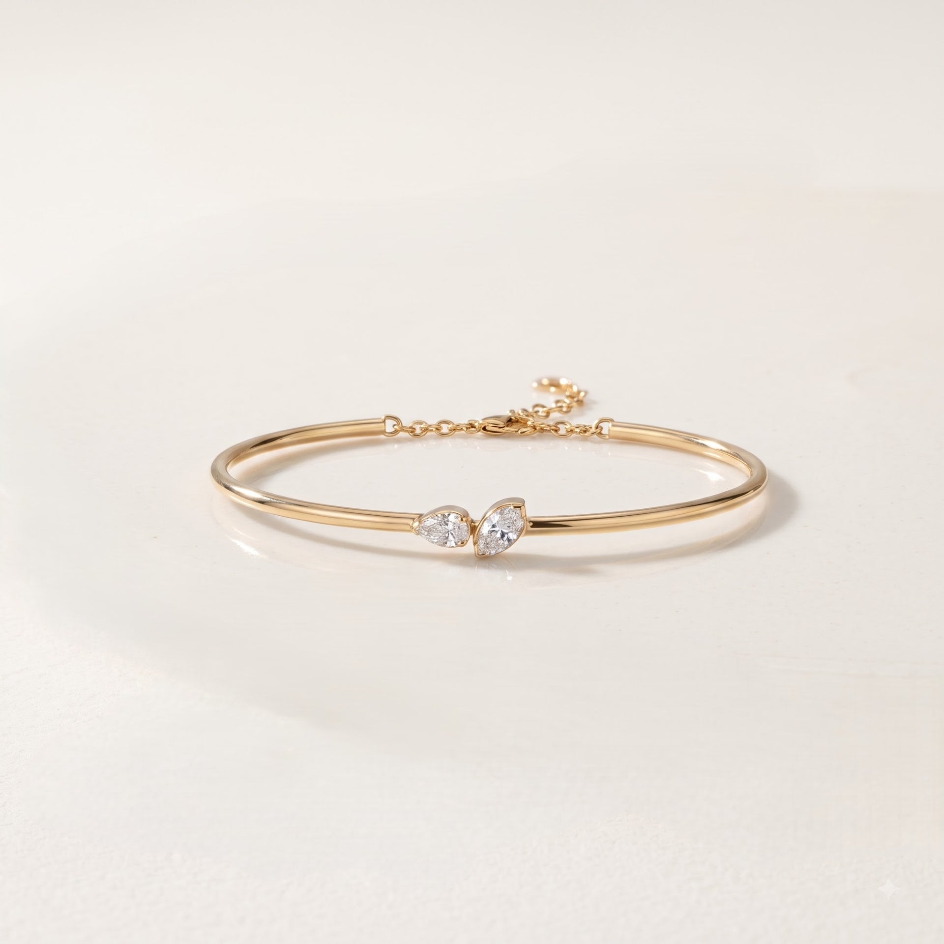 Ellipse Radiance Lab Grown Diamond Bangle
