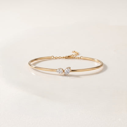 Ellipse Radiance Lab Grown Diamond Bangle