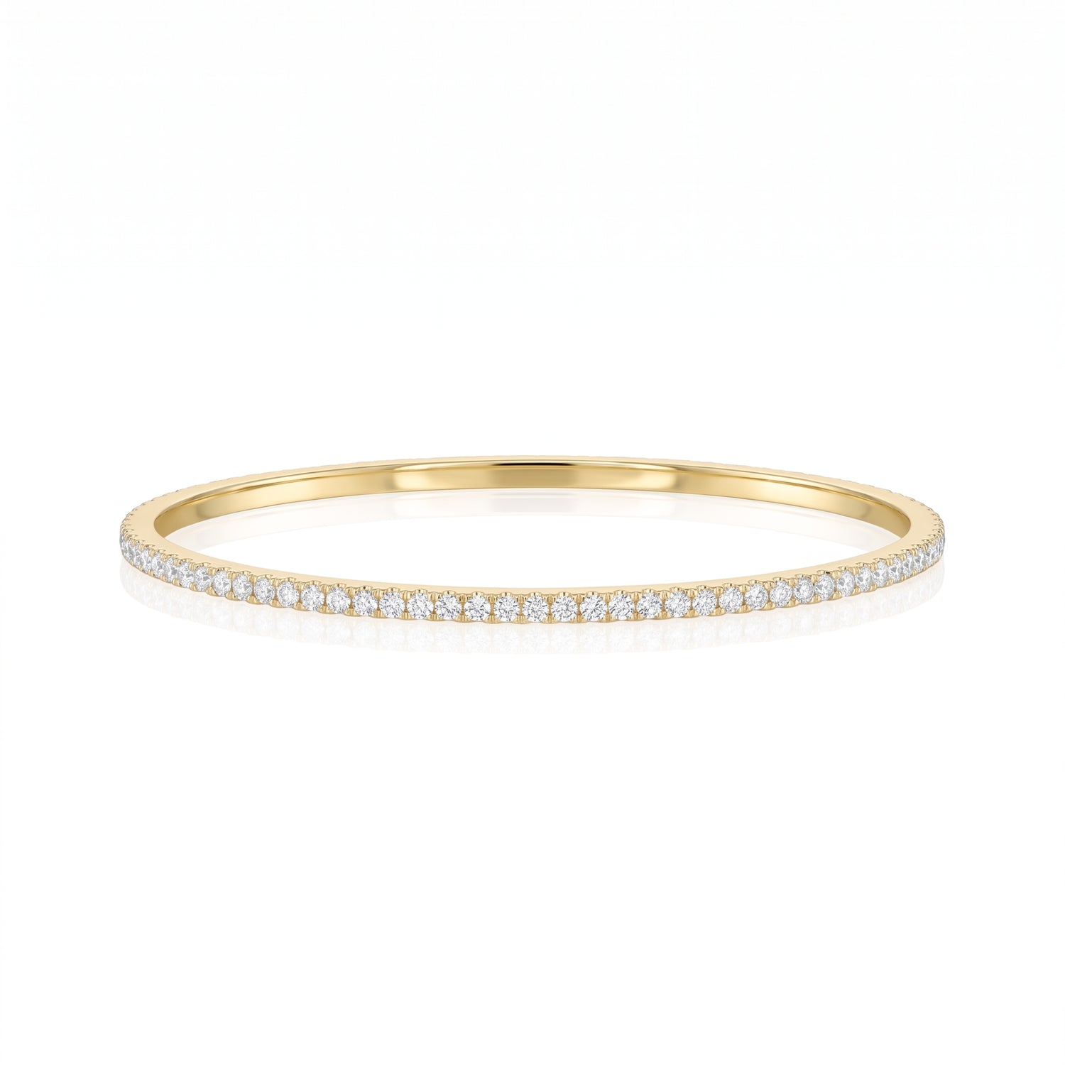 Skinny Shimmer Lab Grown Diamond Bangle
