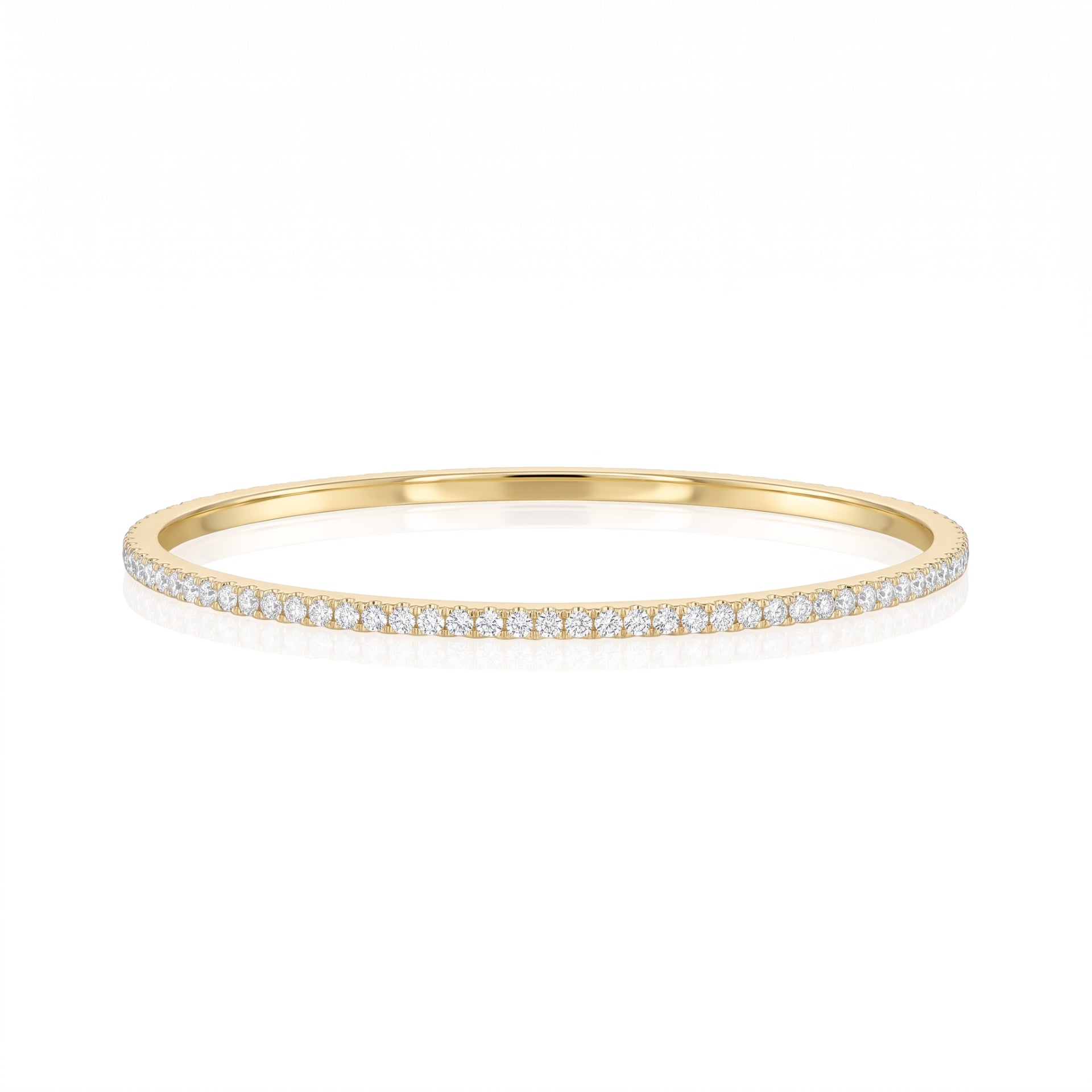 Skinny Shimmer Lab Grown Diamond Bangle