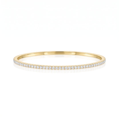 Skinny Shimmer Lab Grown Diamond Bangle