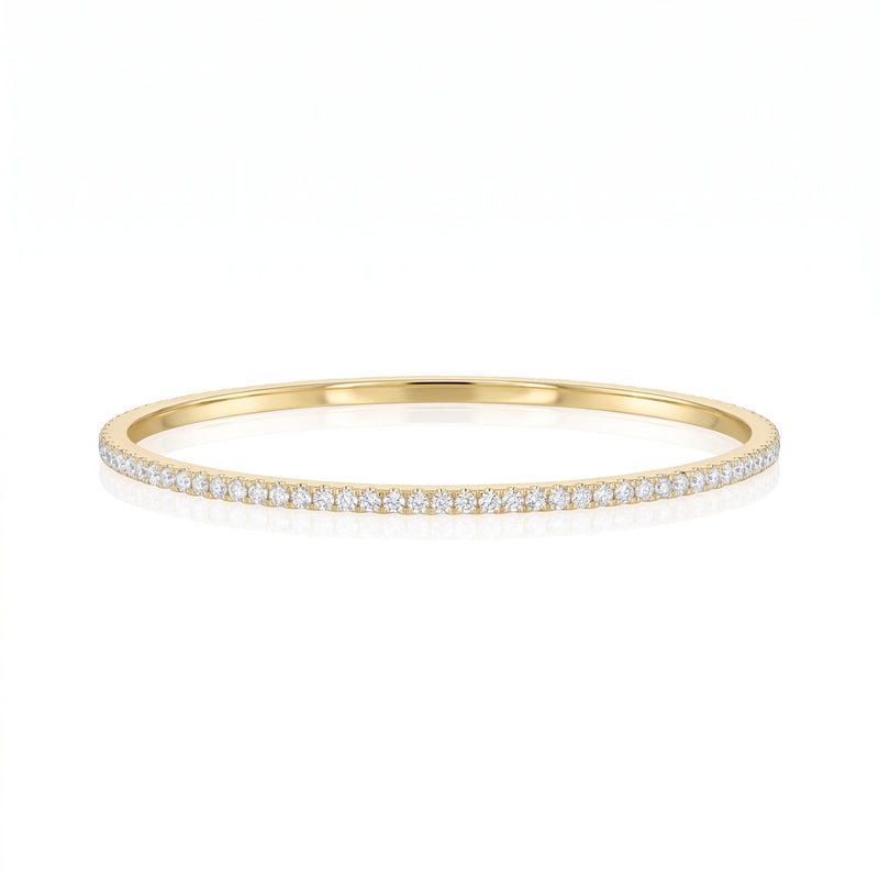 Skinny Shimmer Lab Grown Diamond Bangle