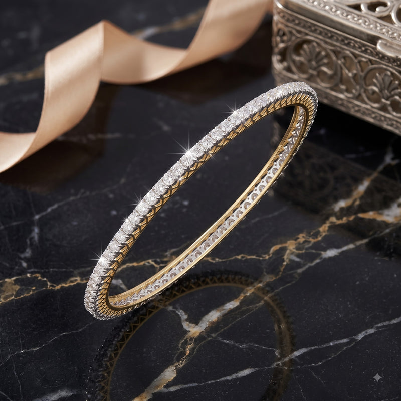 Mirrorlight Array Lab Grown Diamond Bangle