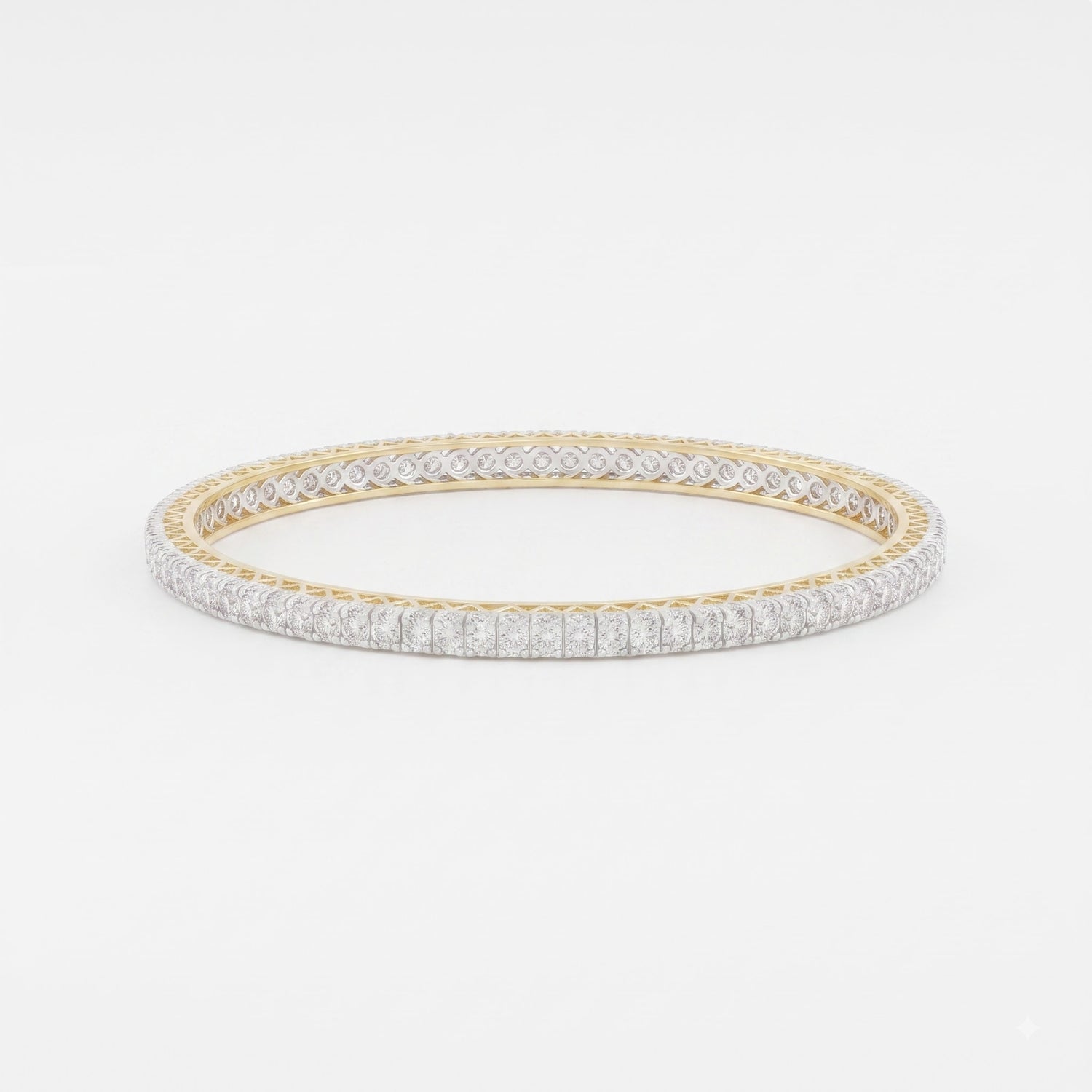 Mirrorlight Array Lab Grown Diamond Bangle