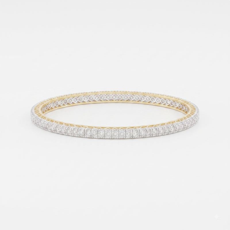 Mirrorlight Array Lab Grown Diamond Bangle
