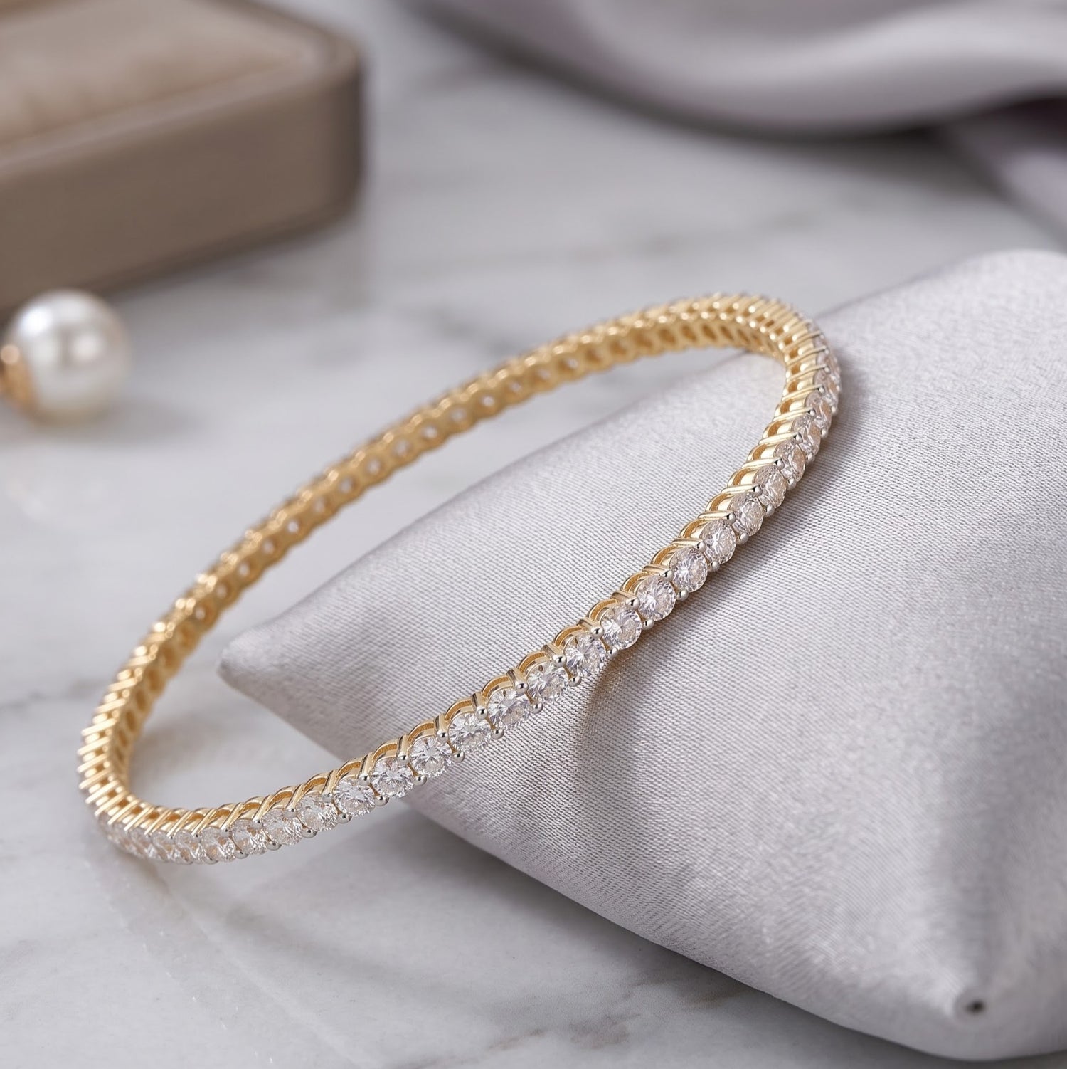 Sparkcrest Lab Grown Diamond Bangle