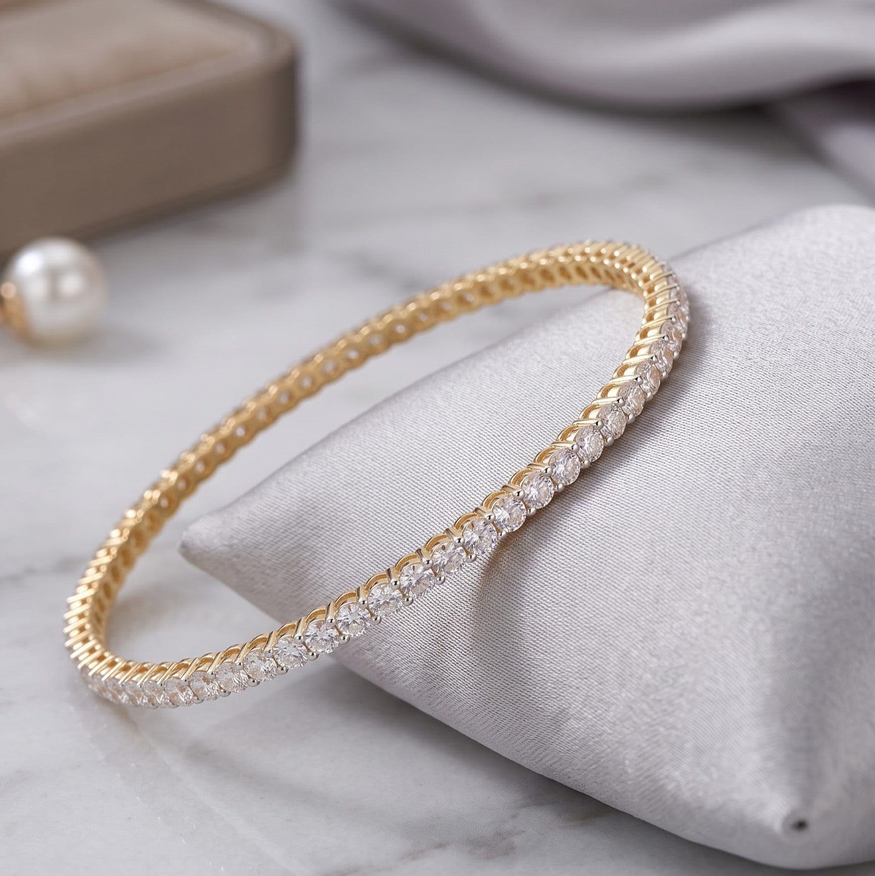 Sparkcrest Lab Grown Diamond Bangle