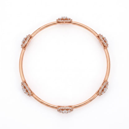 Cluster Aura Lab Grown Diamond Bangle