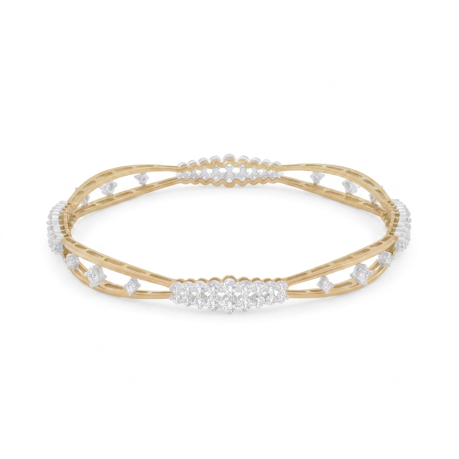 Twinkle Veil Lab Grown Diamond Bangle