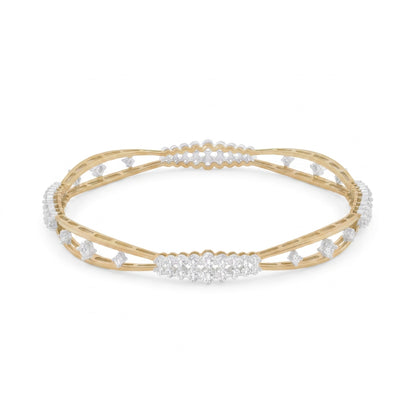 Twinkle Veil Lab Grown Diamond Bangle