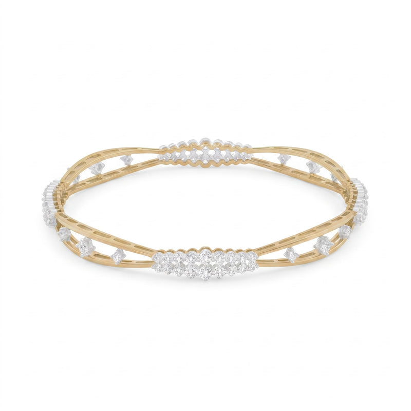 Twinkle Veil Lab Grown Diamond Bangle