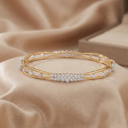 Twinkle Veil Lab Grown Diamond Bangle