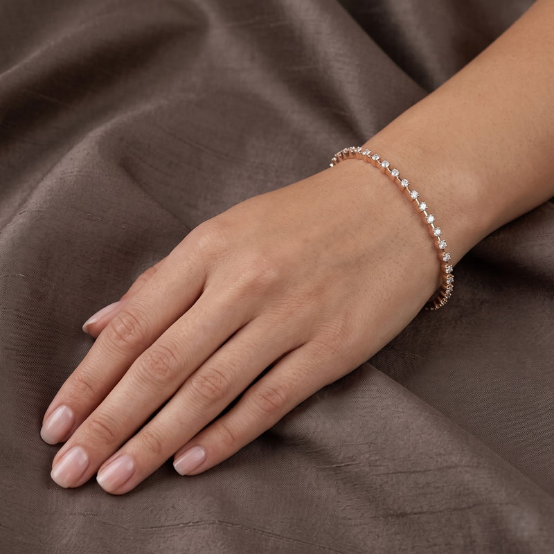 Ethereal Grace Lab Grown Diamond Bangle