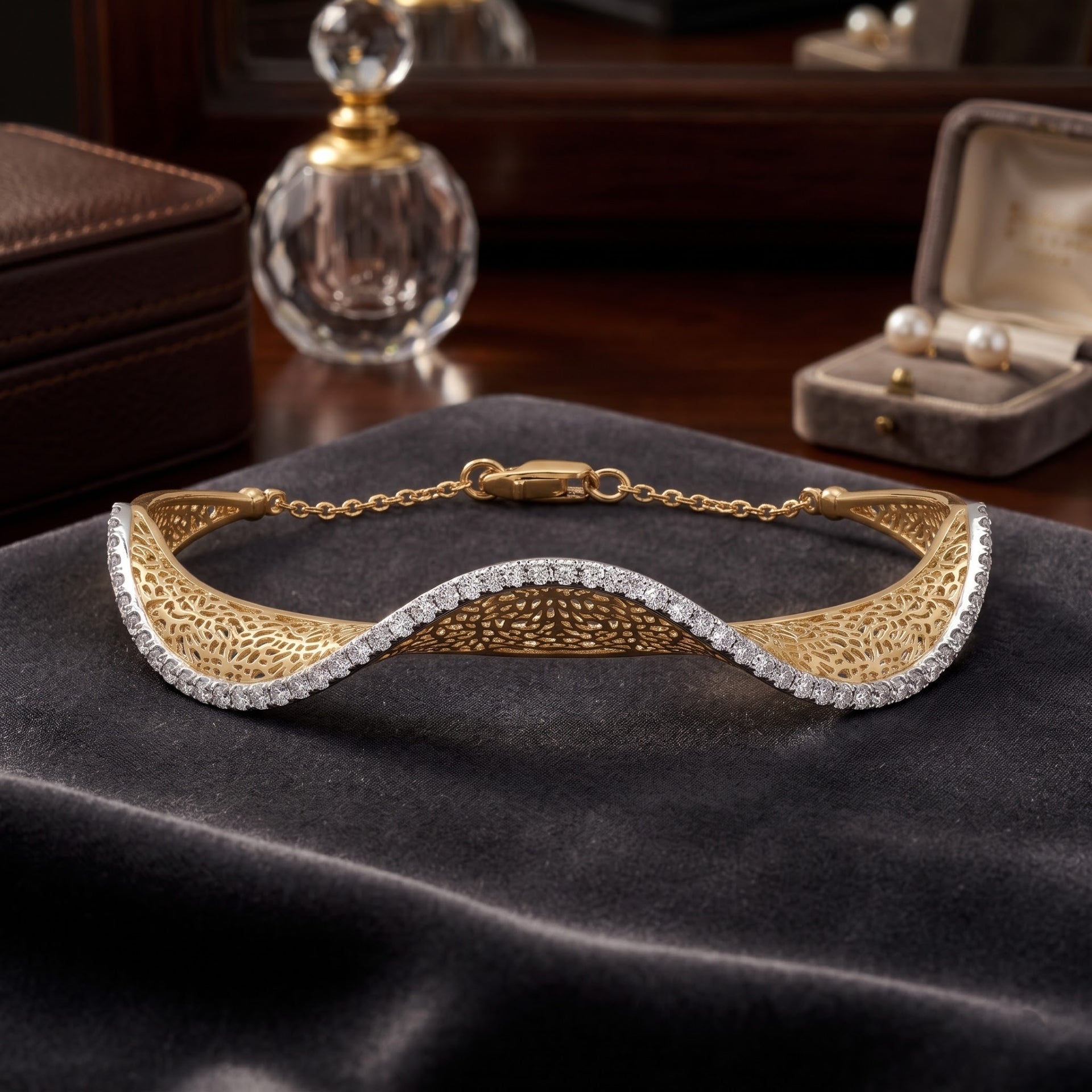 Glowstream Lab Grown Diamond Bangle