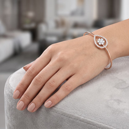 Divine Drizzle Lab Grown Diamond Bangle