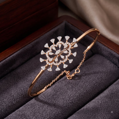 Iris Flare Lab Grown Diamond Bangle