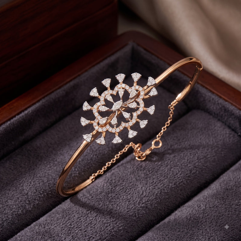 Iris Flare Lab Grown Diamond Bangle