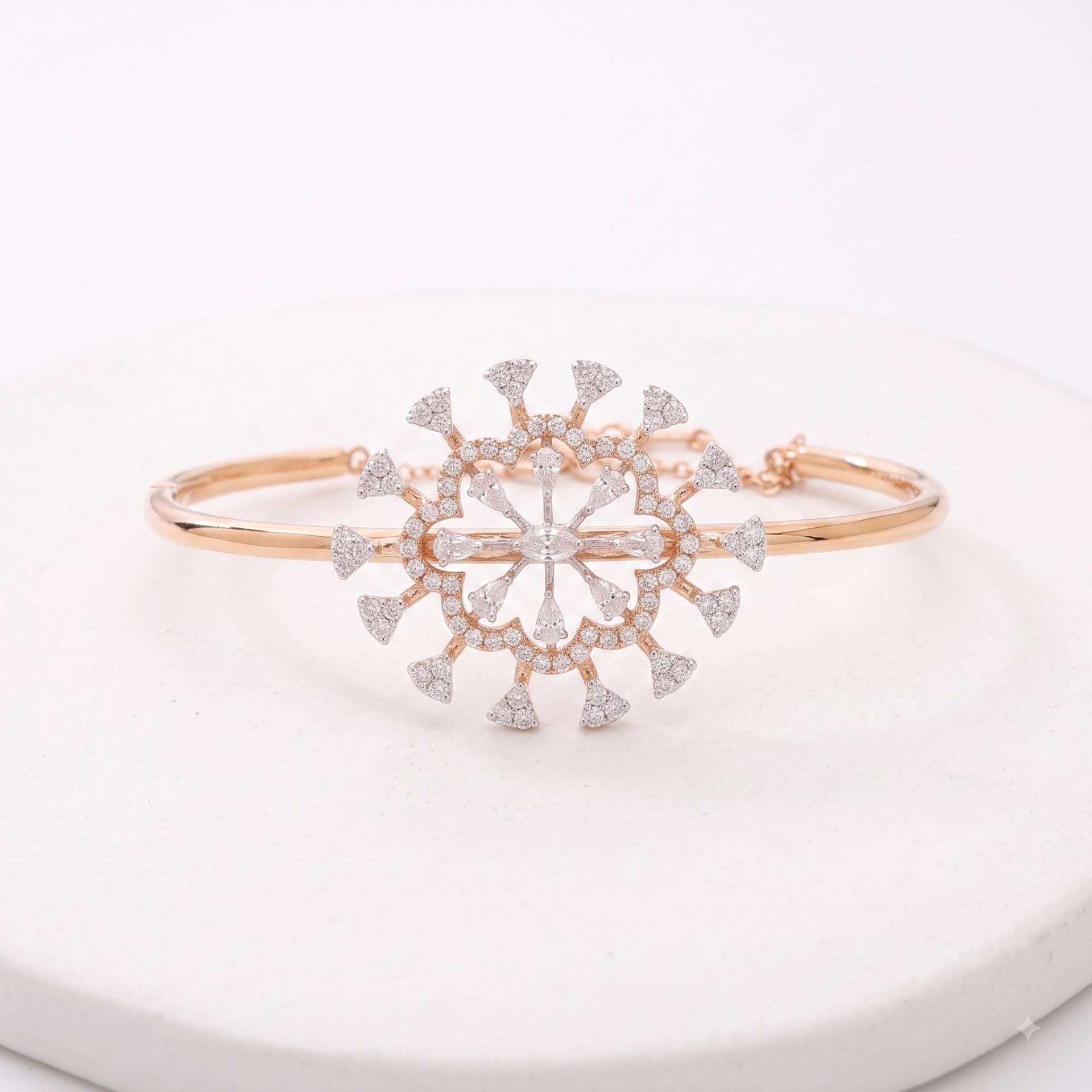 Iris Flare Lab Grown Diamond Bangle