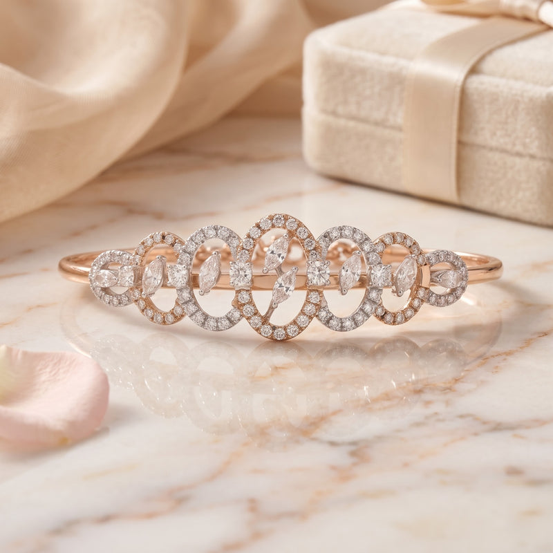 Starglow Harmony Lab Grown Diamond Bangle