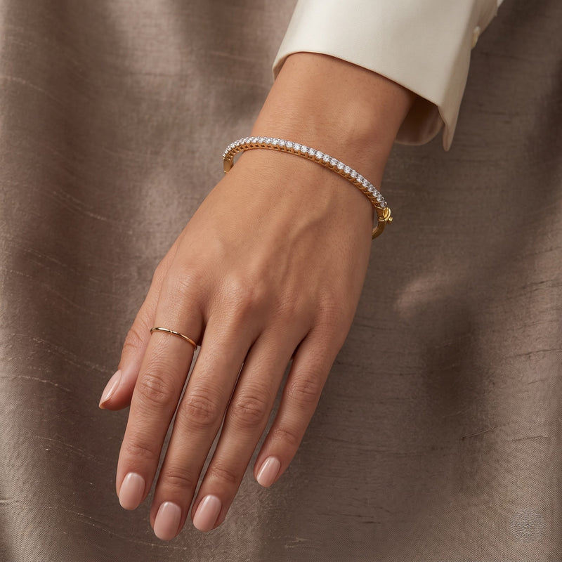 Everlight Elegance Lab Grown Diamond Bangle