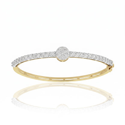 Stardrop Circle Lab Grown Diamond Bangle