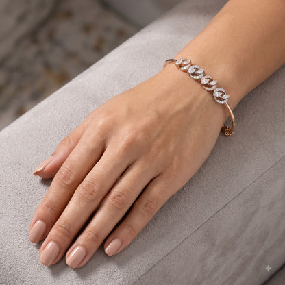 LushVine Sparkle Lab Grown Diamond Bangle