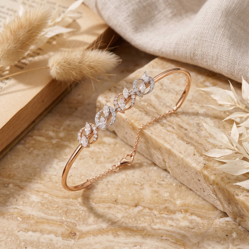LushVine Sparkle Lab Grown Diamond Bangle