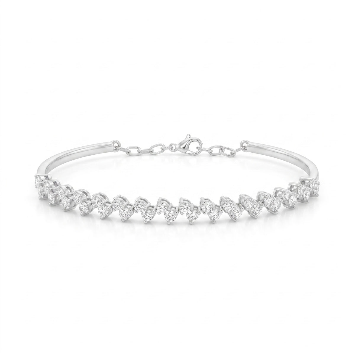 Virella Gleam Lab Grown Diamond Bangle