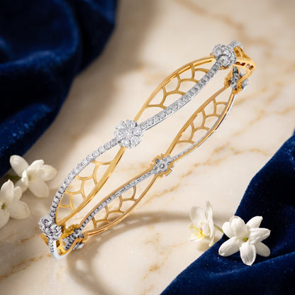 FloretShine Lab Grown Diamond Bangle