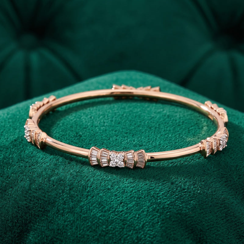 GlintCrest Lab Grown Diamond Bangle