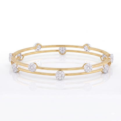 Infinite Starlit Dots Lab Grown Diamond Bangle