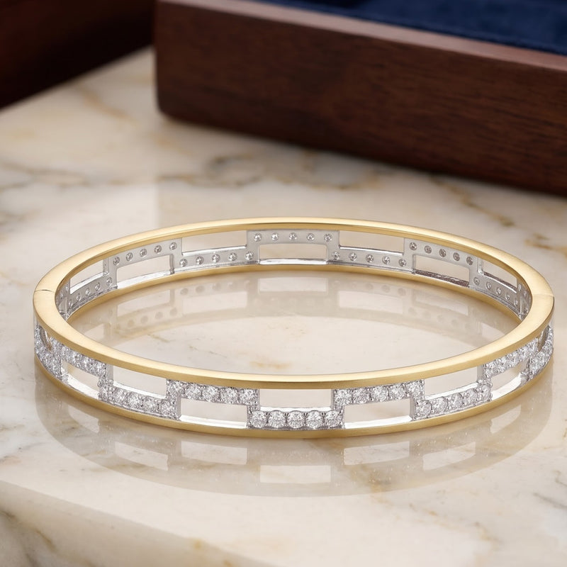 Urban Maze Lab Grown Diamond Bangle