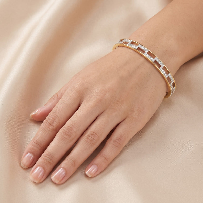 Urban Maze Lab Grown Diamond Bangle