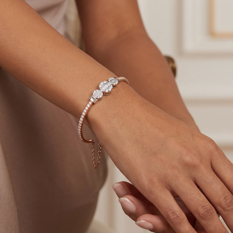 Infinity Trio Lab Grown Diamond Bracelet