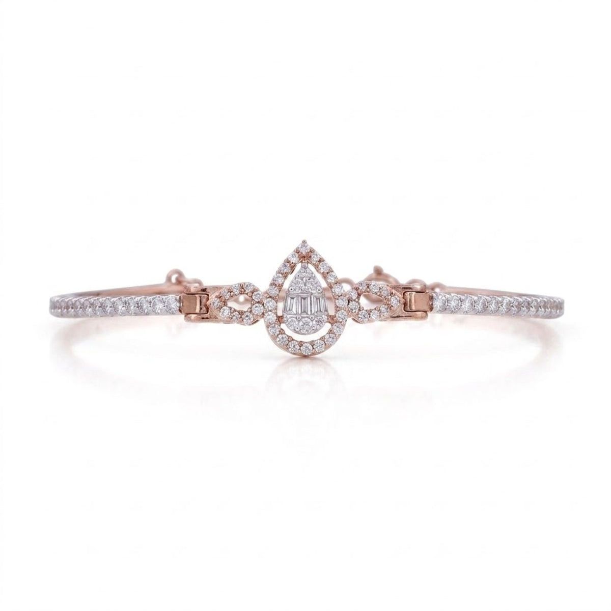 Blushing Teardrop Lab Grown Diamond Bracelet