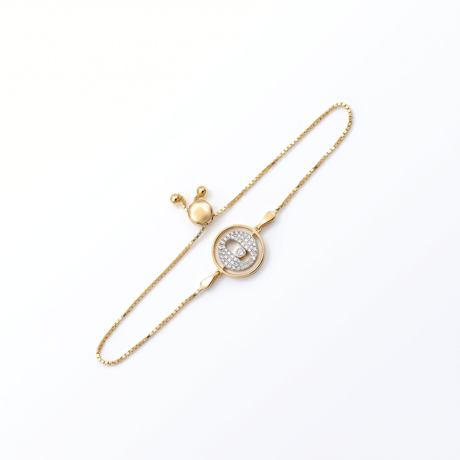 Floating Orbit Lab Grown Diamond Bracelet