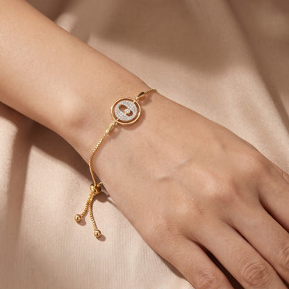 Floating Orbit Lab Grown Diamond Bracelet