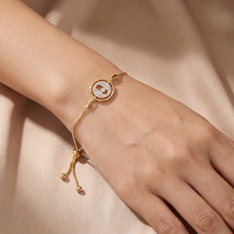 Floating Orbit Lab Grown Diamond Bracelet