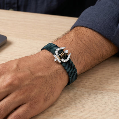 The Trishul Lab Grown Diamond Bracelet