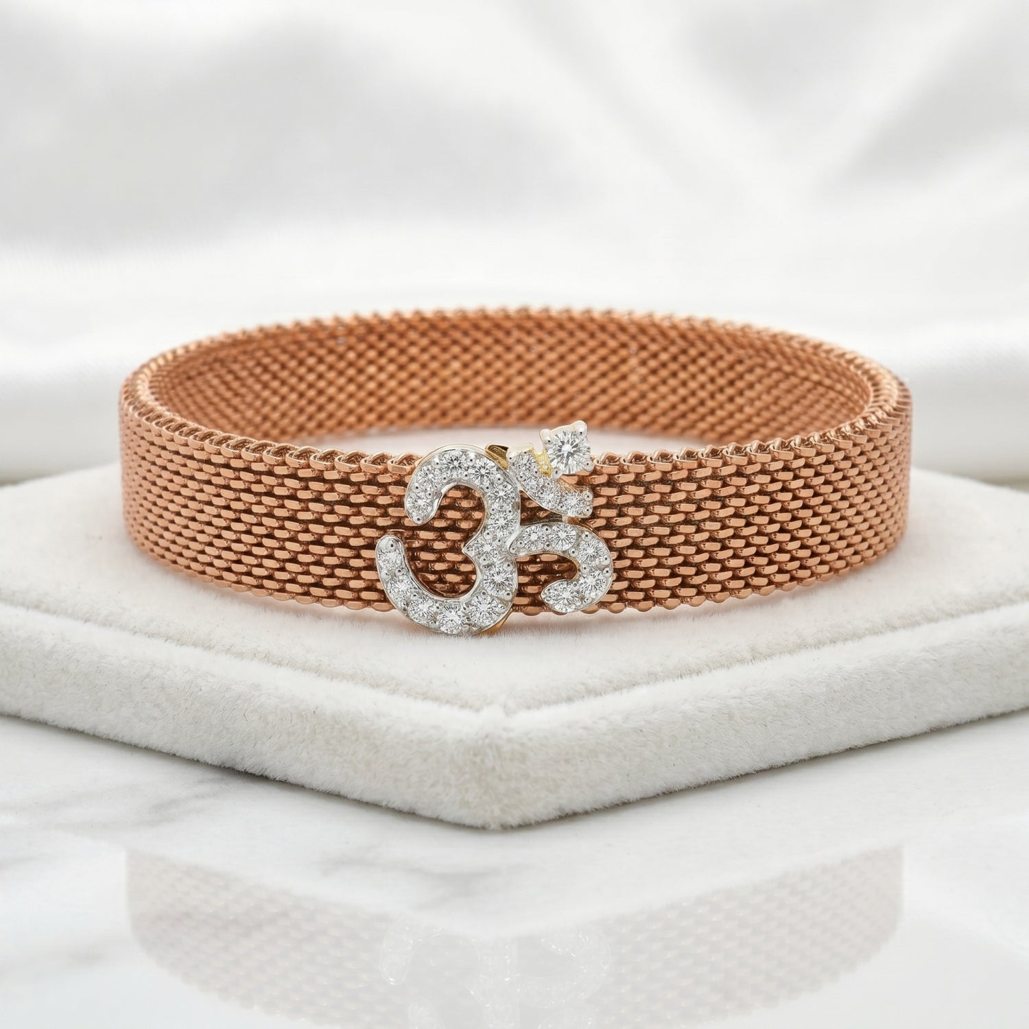 Divine Om Lab Grown Diamond Bracelet