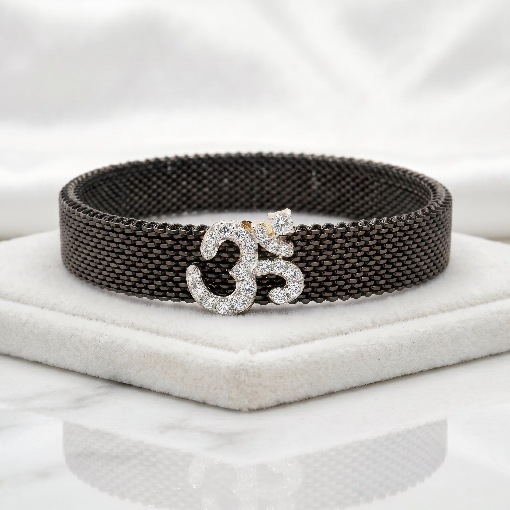 Divine Om Lab Grown Diamond Bracelet