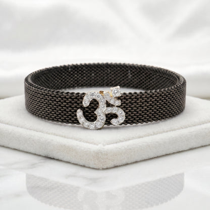 Divine Om Lab Grown Diamond Bracelet