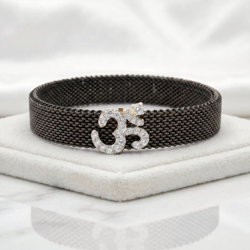 Divine Om Lab Grown Diamond Bracelet