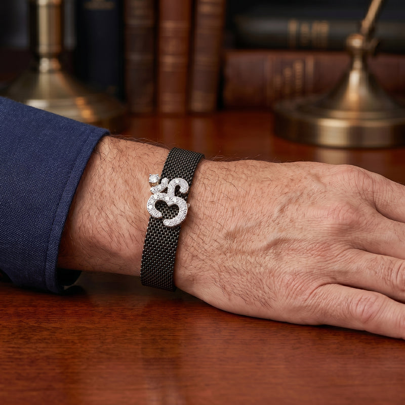 Divine Om Lab Grown Diamond Bracelet