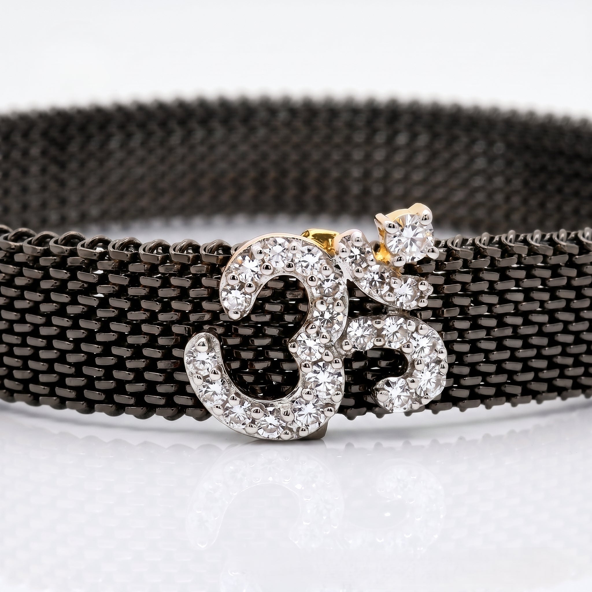 Divine Om Lab Grown Diamond Bracelet