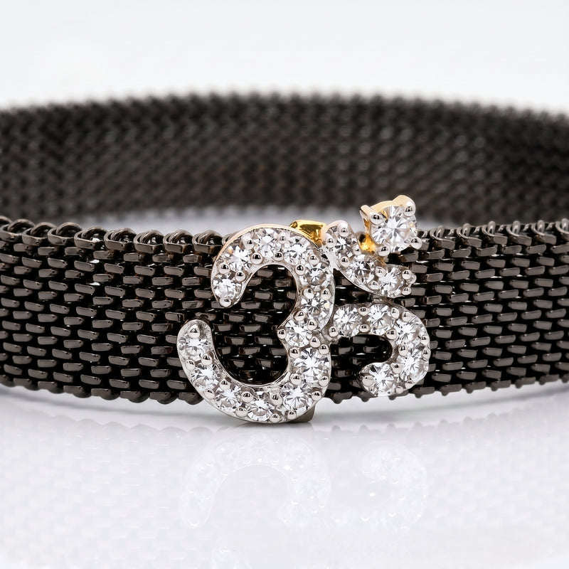 Divine Om Lab Grown Diamond Bracelet