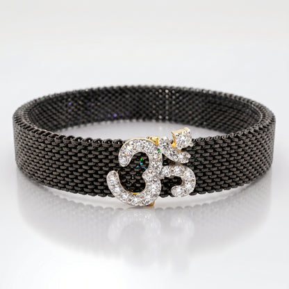 Divine Om Lab Grown Diamond Bracelet