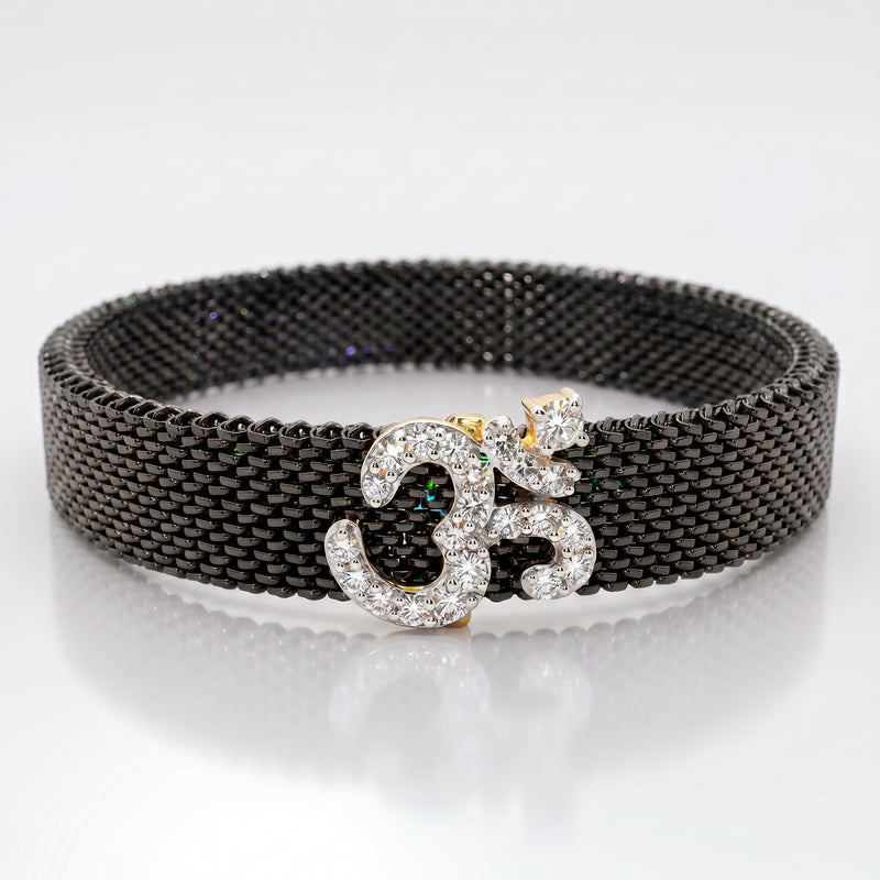 Divine Om Lab Grown Diamond Bracelet