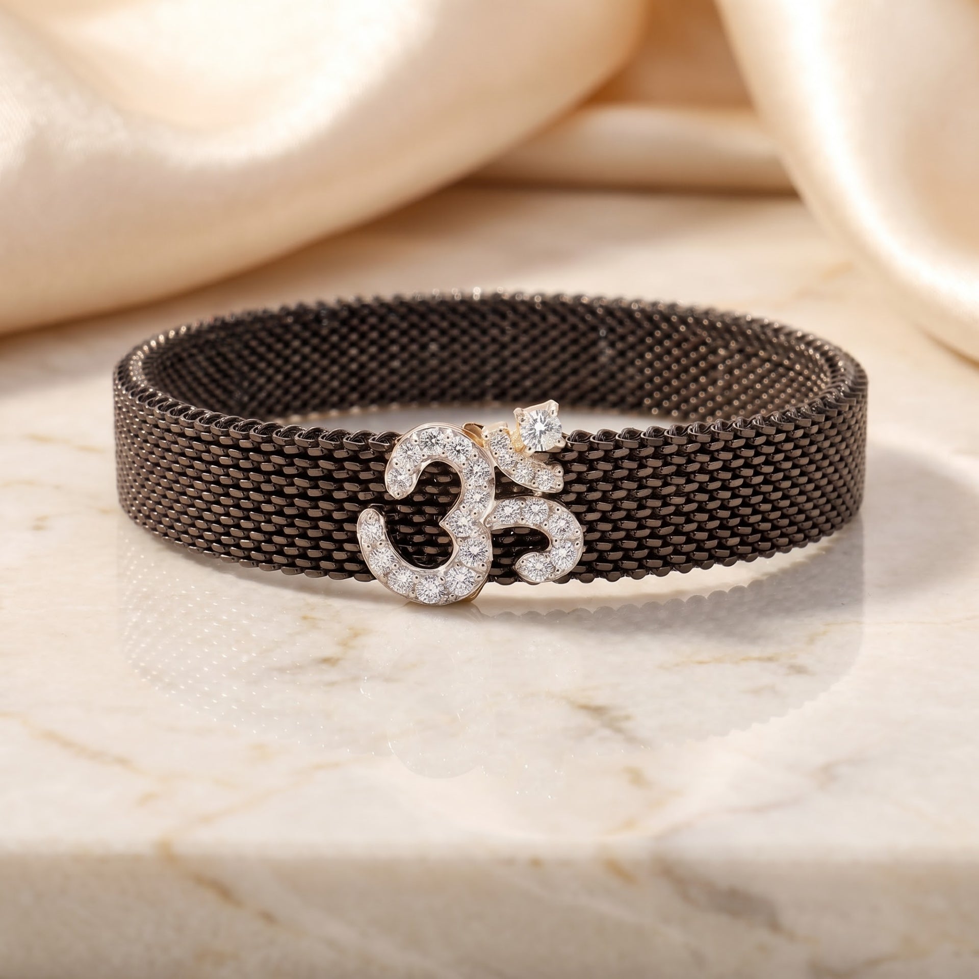 Divine Om Lab Grown Diamond Bracelet