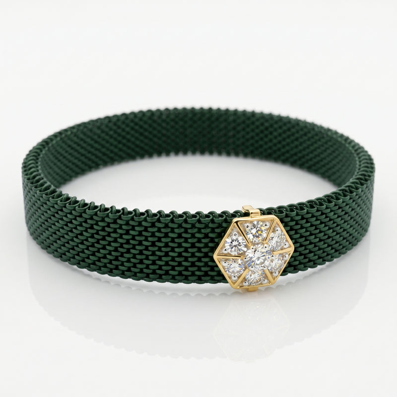 The Hex Lab Grown Diamond Bracelet